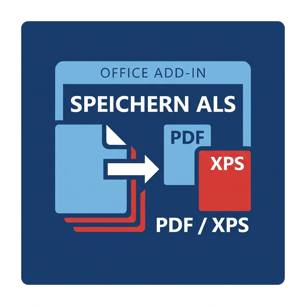 Microsoft Office Add-in: Speichern als PDF oder XPS