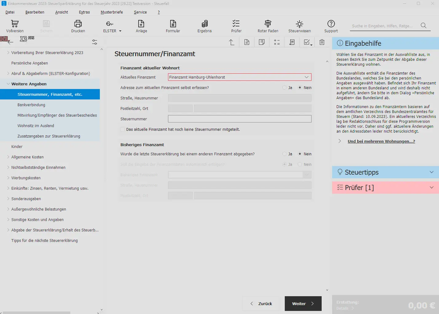 SteuerSparErklärung